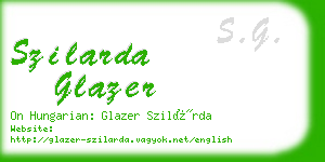 szilarda glazer business card
